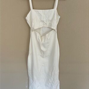White Cutout Dress
